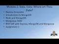 Server Side Development with NodeJS Express and MongoDB