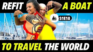 TOTAL Sailboat REFIT – Restoring a Boat to Travel the World – Dawn Hunters Steel Motorsailer Ketch