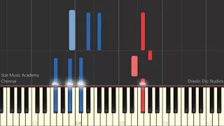 unakkenna venum sollu tamil song easy piano tutorial 