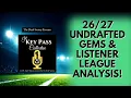 26 27 Undrafted Gems Listener Draft Analysis