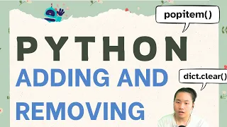 Tinateach Python for Beginners Adding Removing Dictionary Items