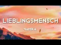 Namika - Lieblingsmensch (Lyrics Video)