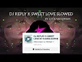 Download Lagu DJ REPLY X SWEET LOVE SLOWED🎵|| BY: DJ KHARIS SOPHAN 🎶