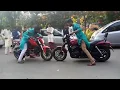 Harley Davidson Street 750 vs Benelli TNT 25 | Burnout | College Fest | Pune | India