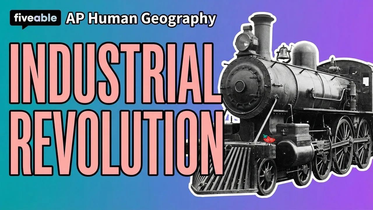 AP Human Geography - Industrial Revolution & Urbanization