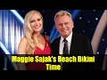 Maggie Sajak s Beach Bikini Time
