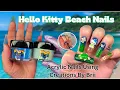Hello Kitty Turtle Beach Nails Acrylic Nails using Creationsbybrii Acrylics