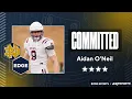 WATCH 4-star EDGE Aidan O Neil Commits to Notre Dame No 1 EDGE in New Jersey
