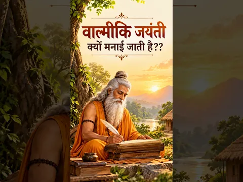 वाल्मीकि जयंती क्यों मनाई जाती है?? #shorts #shortsfeed #short