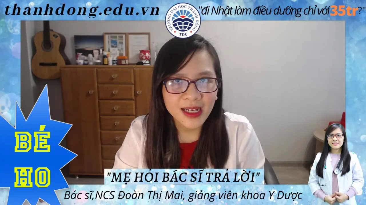 Outline Video Có nên sử dụng thuốc giảm ho cho bé? | Mẹ hỏi Bác sĩ trả lời