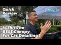 BEST CANOPY for Car Detailing 12x12FT Pop Up Canopy Tent - Product Review
