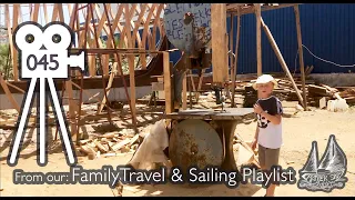 Visiting a Turkish Boat Yard, Anchoring in Marmaris Bay and Blue Poo Cards #045