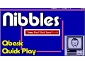 Nibbles QBasic MS-DOS Quick Play Nostalgia Nerd
