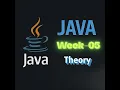 Programming Concepts using Java Week-5 Theory Diploma Level IIT Madras BS Degree