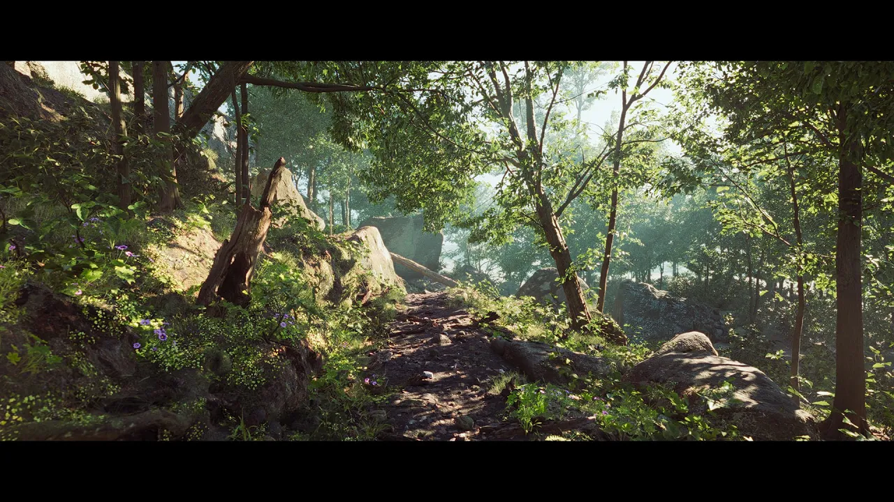 Unreal Engine 5 Forest Lighting Scenarios - Lumen