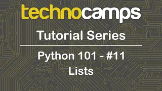 Python 101 - Session 11