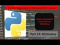 Dictionary Method in Python Python Full Tutorials in Hindi Beginners to Advanced Part 14