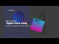 Make an Awesome Glassmorphism Digital Clock using HTML CSS and a bit of Javascript