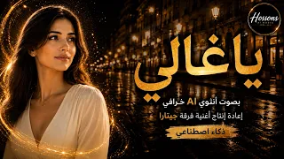 ياغالي   بصوت أنثوي    خرافي غناء عيده     إعادة إنتاج أغنية فرقة جيتارا بالذكاء الاصطناعي           دندنها