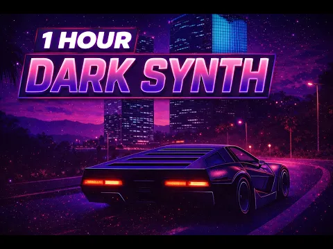 1 Hour Dark Synthwave | Night Drive Cyberpunk Mix