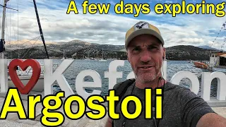 It’s starting to get grey – time to explore Argostoli (Sailing Dakini – Leave to Roam Ep. 48)