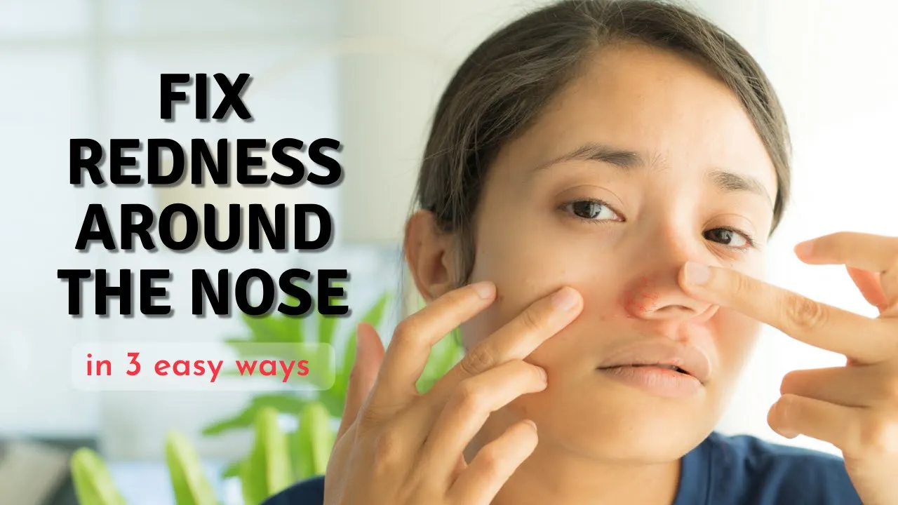 How to stop redness around nose
