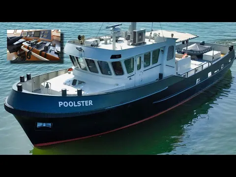 Download MP3 €899,000 Trawler Style Explorer Yacht ‘Poolster’ (3,000 NM Range)