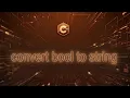 problems convert boolean values to string codewars