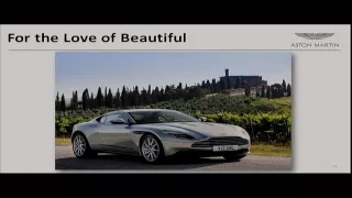 PARC Forum Aston Martin The Brand Journey of a 100 Year-old Startup