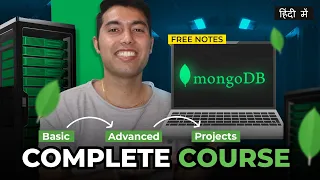 MongoDB Complete Course Tutorial in Hindi Free Notes Projects