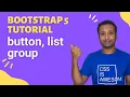 Bootstrap5 Bangla Tutorial 10 button button group list group