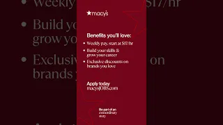 Macy s Hiring in Minnesota Sales Support Beauty Jobs