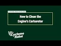 How to Clean Your Carburetor