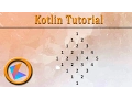 Kotlin Tutorial 17 For loop Patterns Program