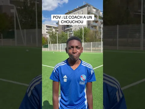 Le chouchou du coach de Foot ⚽️😂