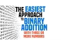 How To Do Binary Addition with 3 or More Numbers