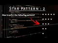 Star Pattern 2 Printing Pattern in C C programming tutorial