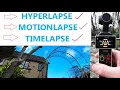 DJI Osmo Pocket 3 - Timelapse Hyperlapse and Motionlapse explained