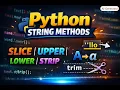 Python String Methods Explained Slice Strip