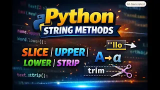 Python String Methods Explained Slice Strip