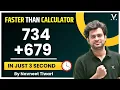 Addition trick Addition in one second Viral maths By Navneet Sir