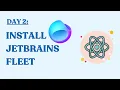 Learn React With Me Day 2 Install JetBrains Fleet and Explore Create React App Folder