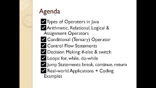 Java Training Day 3 - Operators IfElse Loops