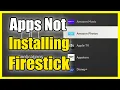 How to Fix Apps Not Installing or Stuck on Fire TV Stick Easy Method