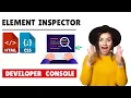 HTML Elements Inspector How to Use Developer Console Change CSS Live
