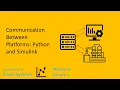 Communication Between Platforms Python and Simulink