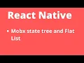 Wiring off Flat List with Mobx-state-tree