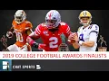 2019 College Football Awards Finalists Predictions For Maxwell Davey O Brien Biletnikoff