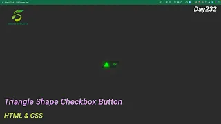 Triangle Shape Checkbox Button