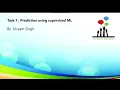 Task 1 Prediction Using Supervised ML GRIP THE SPARKS FOUNDATION